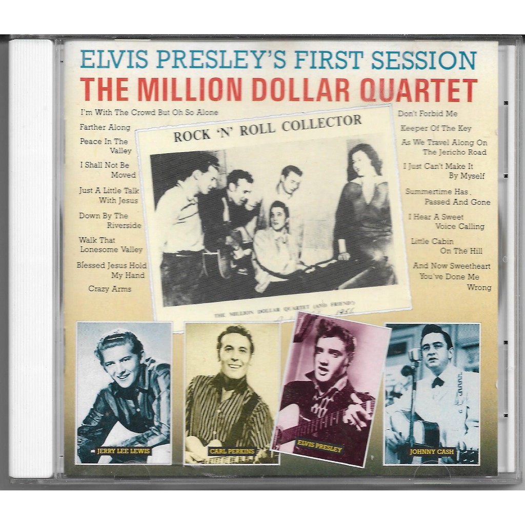 CD Importado Elvis Presley's First Session - The Million Dollar Quartet - Made Bélgica Original Usado Excelente Estado
