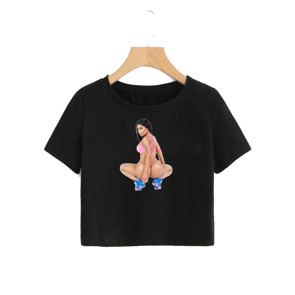Cropped Feminino Moletom Top Academia Nicky Minaj A29