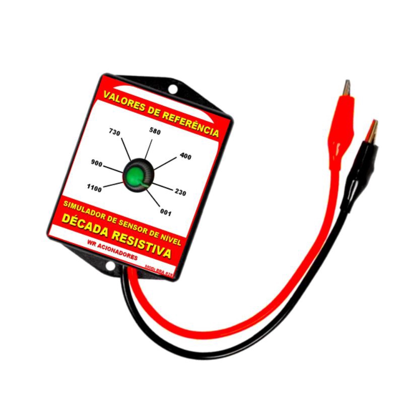 Testador de Bóia Década Resistiva Simulador de sensor