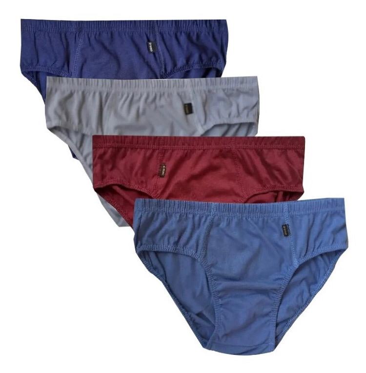 Kit 9 Cuecas Adulto SLIP California - Cores Sortidas