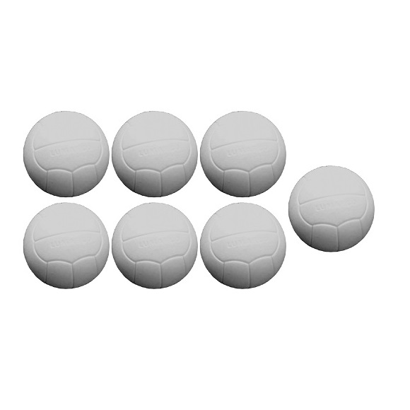 Pebolim Bola Bolinha Jogo Com 7 Unidades