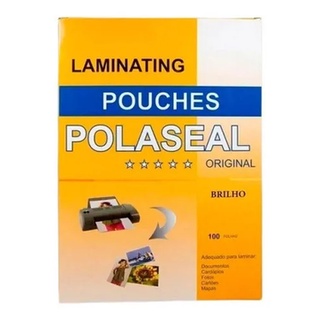 Polaseal Plástico Para Plastificação - Oficio 220x307x0,05mm - 10 Unidades
