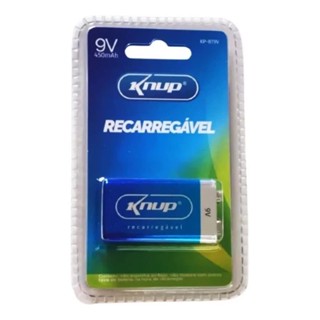 Bateria 9v Recarregável 450mah Knup KP-BT9V em Oferta na Shopee