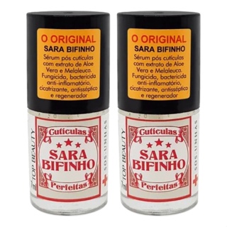 Kit Com 2 Sérum Cicatrizante Bactericida Regenerador De Cutículas Sara Bifinho S.O.S Unhas Topbeauty em Oferta na Shopee