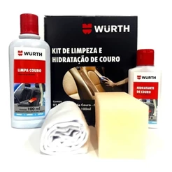 Wurth Kit Limpeza E Hidratação De Couro Limpa E Hidrata