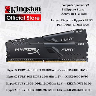 Dispon Vel Em Sique Kingston Hyperx Fury Ddr4 4 Gb Gb Ddr4 8 16 Gb 2400 / 2666 / 3000 / 3200 Mhz De Mem Ria Ram Para Desktop Dimm Mem Ria De Jogo Interna Para Desktop De 288 Pinos