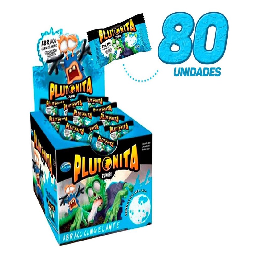Kit 2x Chiclete Plutonita Abraco Congelante Display Arcor