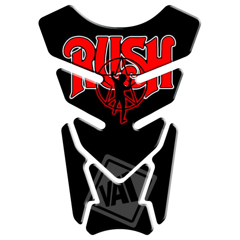 Adesivo Premium Moto Tankpad 3D Protetor Tanque Honda Yamaha Rush