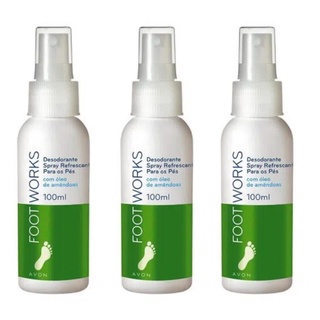 Desodorante Spray para Pés Foot Works (3unidades) - Avon