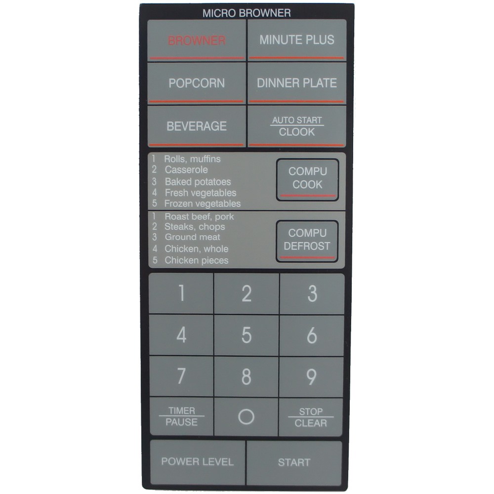 Membrana Microondas Sharp Rb 5A56/ Rb 4B82