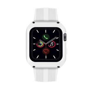 Pulseira Dual Shock Para Apple Watch 42mm - Branca - Gshield em Oferta na Shopee