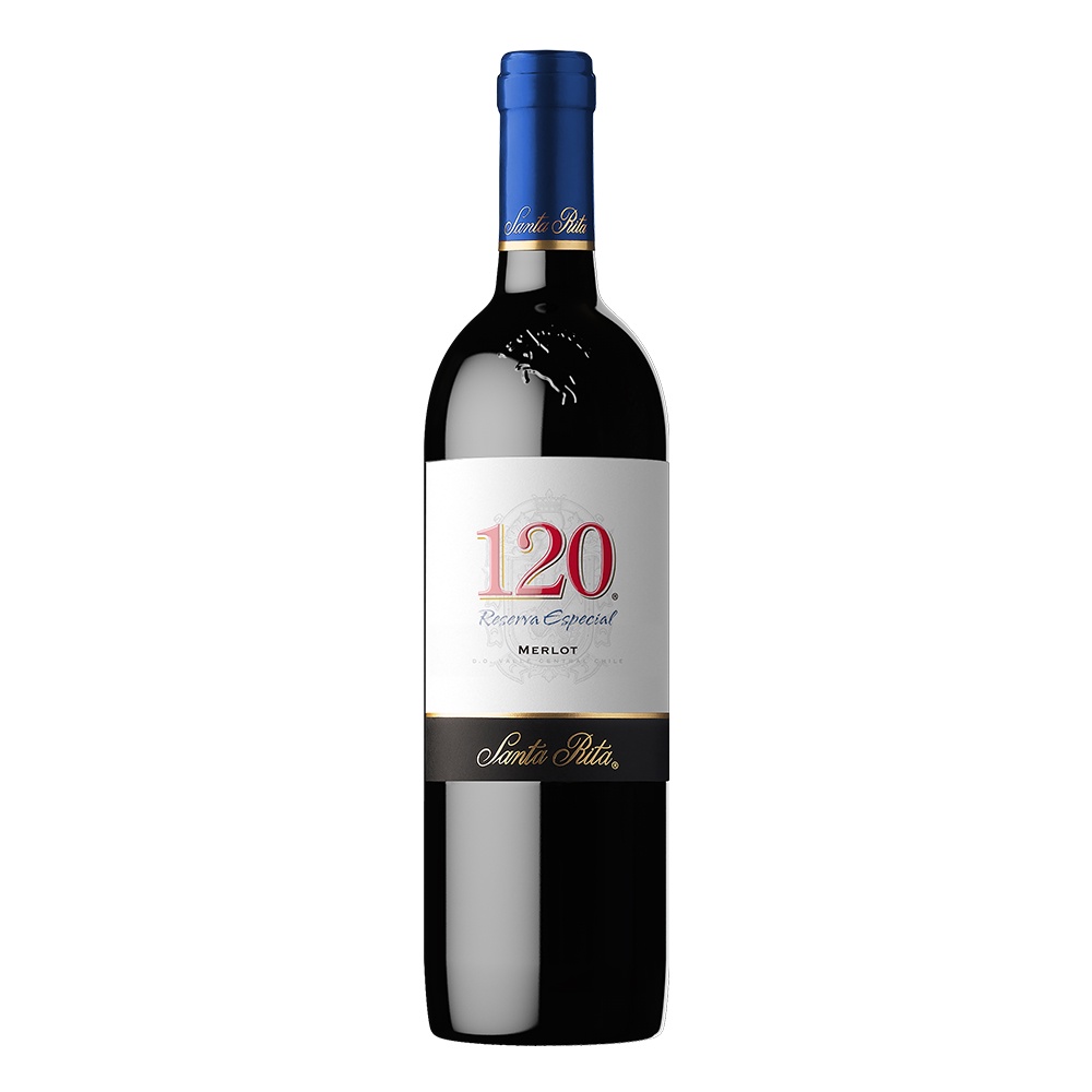 VINHO 120 RESERVA MERLOT 750ML em Oferta na Shopee