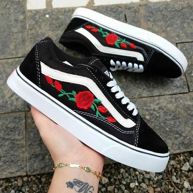 vans florido masculino