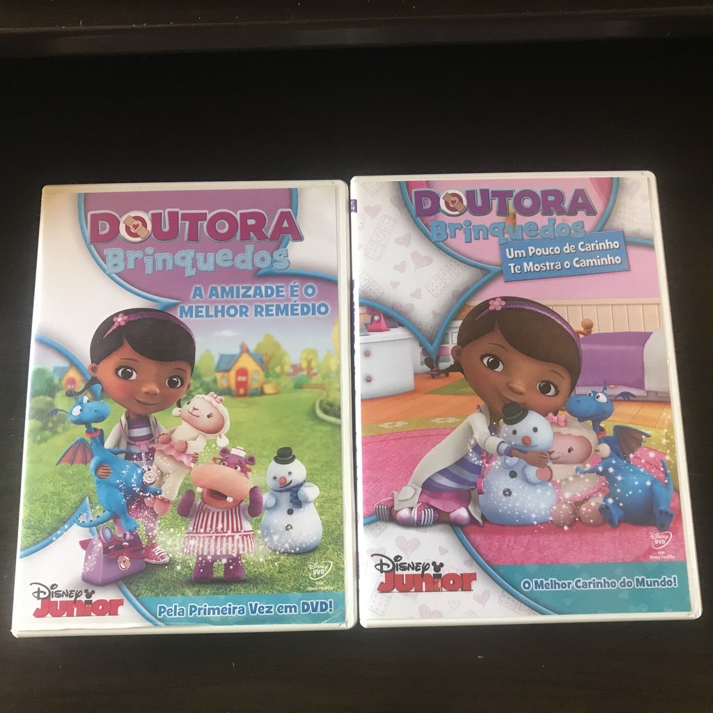 2 DVDs Animação DOUTORA BRINQUEDOS (Disney Junior) Shopee Brasil