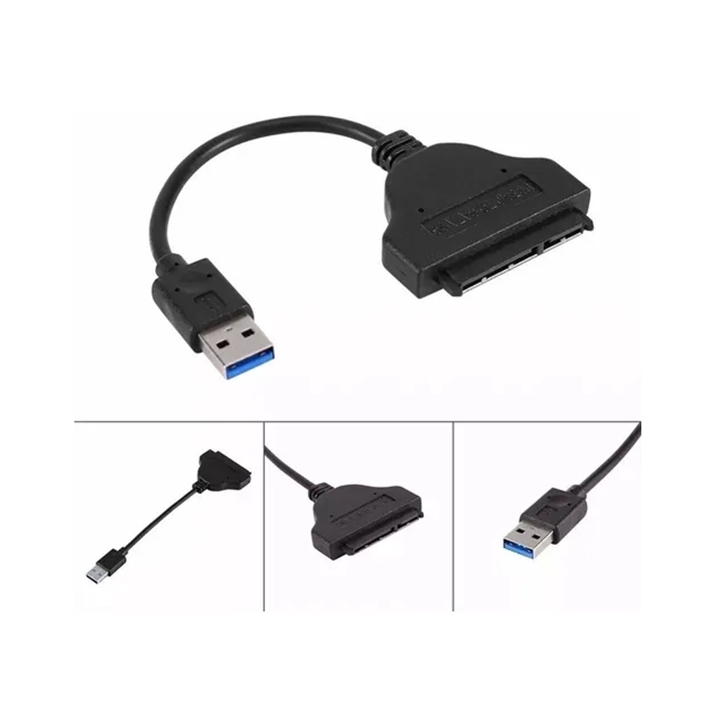 Cabo Leitor Usb 3.0 Para Clonar Hd Ssd De Notebook 2.5 cabohssd