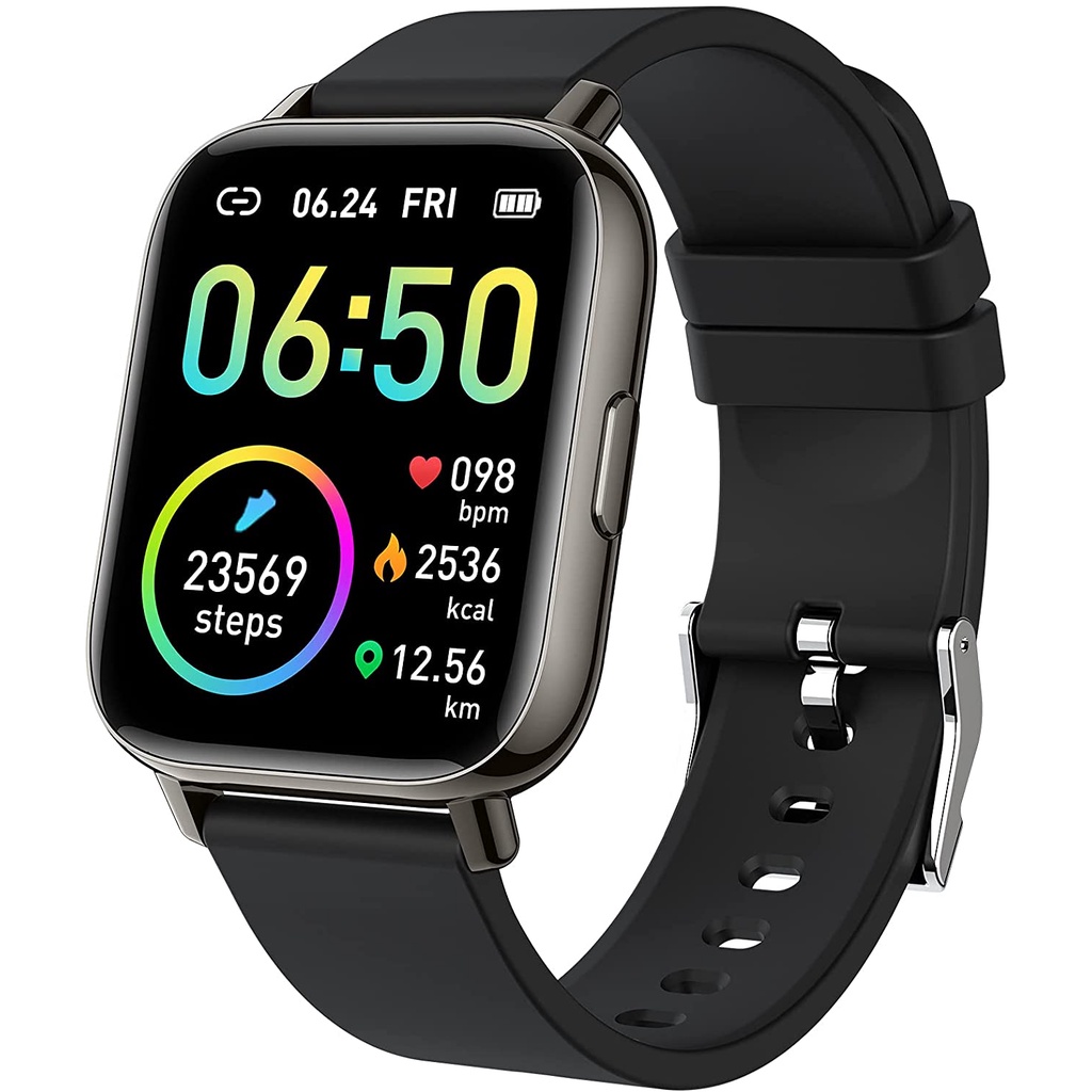 Activity Tracker Bluetooth Impermeabile IP69 con Sport Pedometro Monitor Contapassi e Contacalorie Monitoraggio del Sonno Notifiche Informazioni per Android & IOS Fitness Tracker Smartwatch 