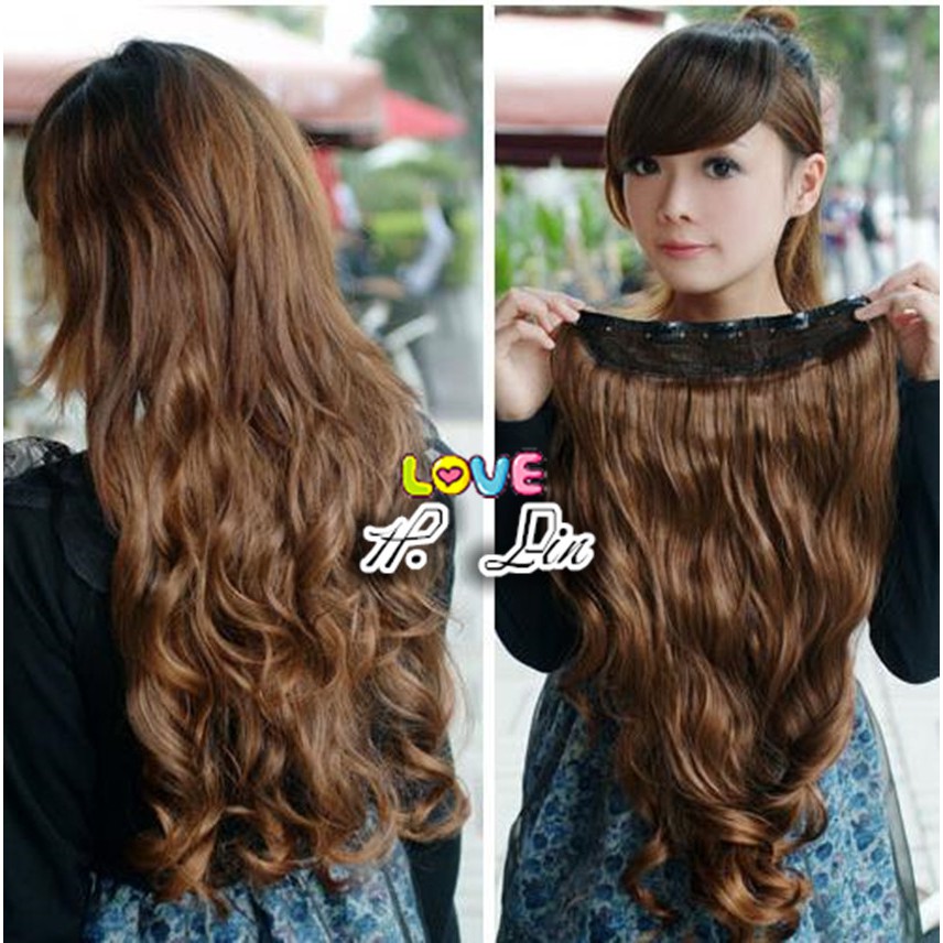 cabelo aplique tic tac sem brilho cor 30# loiro ruivo natural ondulado fosco 60cm 140gramas super promocao parece cabelo humano natural