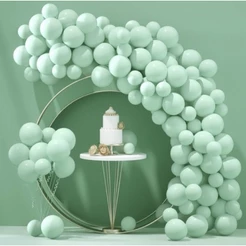50~250 Balão Bexiga Nº8 VERDE CANDY Cores Pasteis (CHOCO)