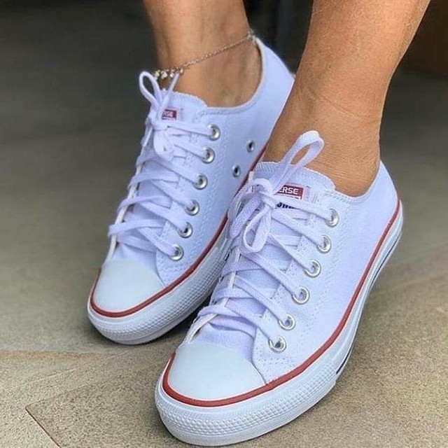 all star branco feminino barato