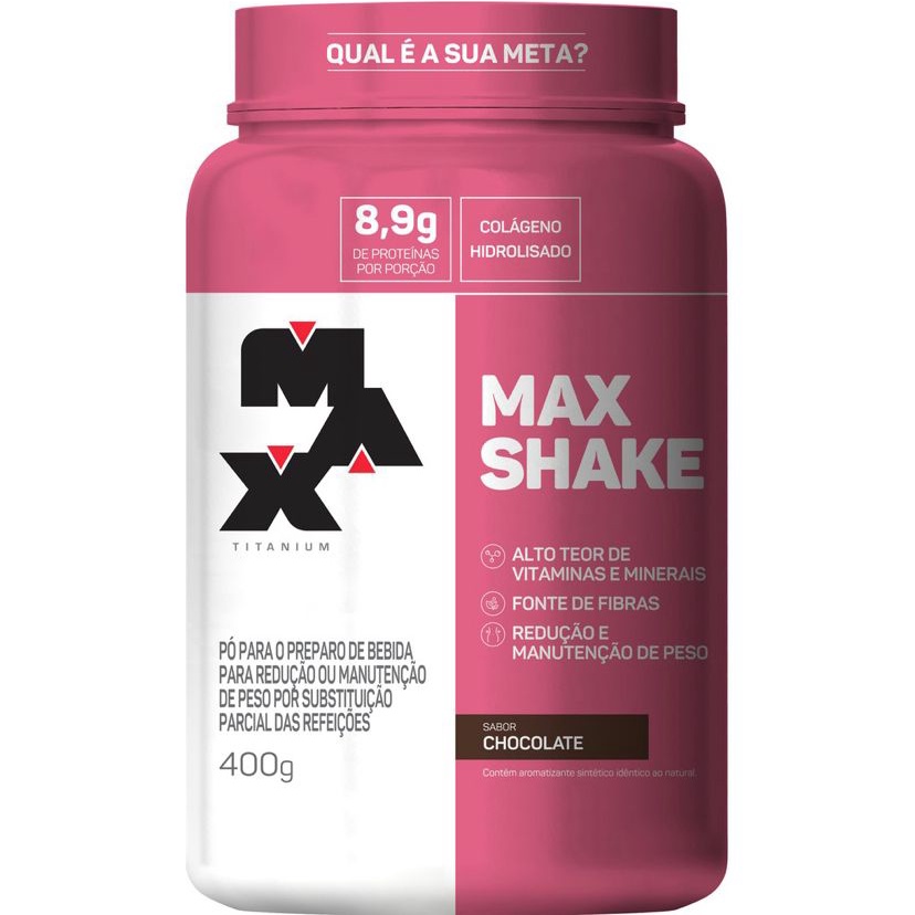 Max Shake 400g - Substituto de Refeição - Max Titanium