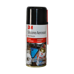Desengripante Silicone Spray 180ml 3M Aerossol Impermeabilizante Lubrifica e Evita Ferrugem