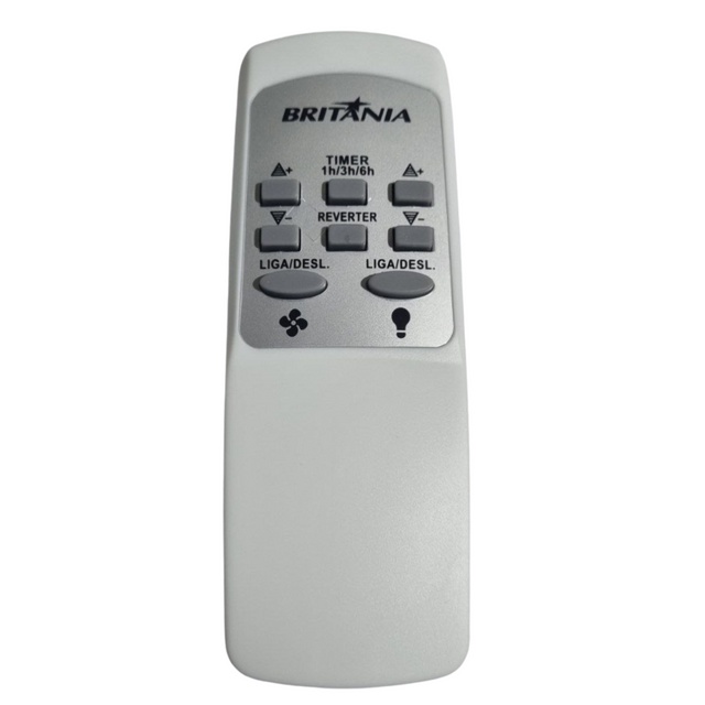 CONTROLE REMOTO VENTILADOR DE TETO BRITÂNIA BVT02 ORIGINAL