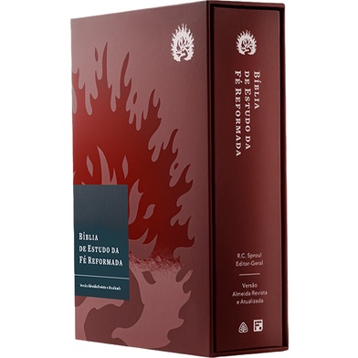 A Bíblia de Estudo da Fé Reformada 2° Edição Bordô e Estojo Capa Dura em Oferta na Shopee