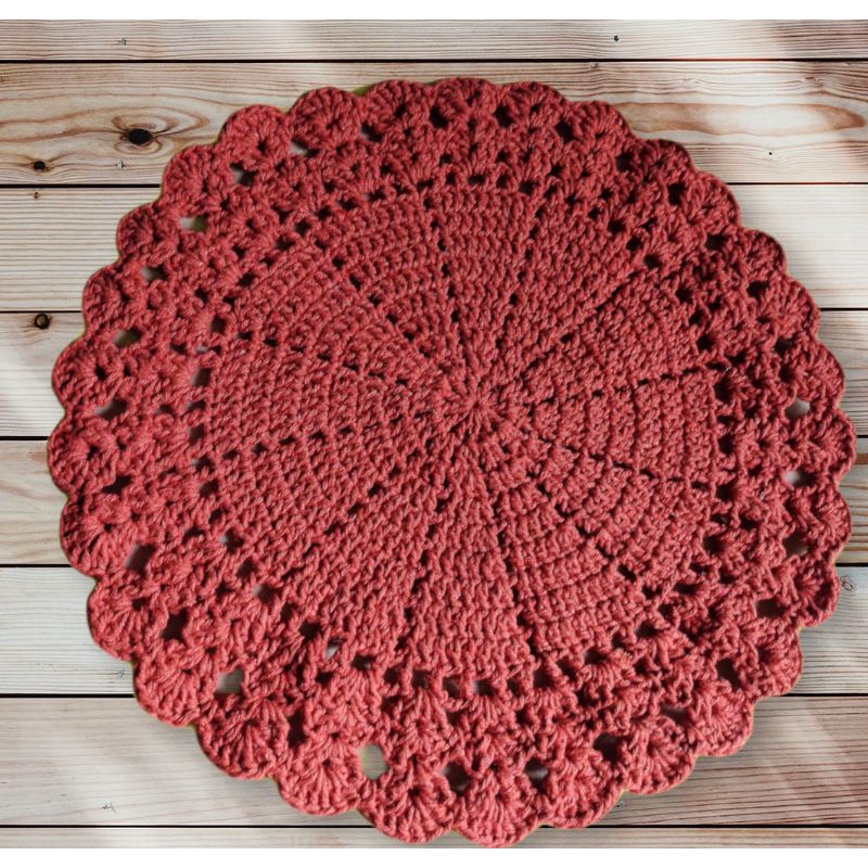 Sousplat de Crochê Vermelho: Onde Comprar | BuscaProdutos