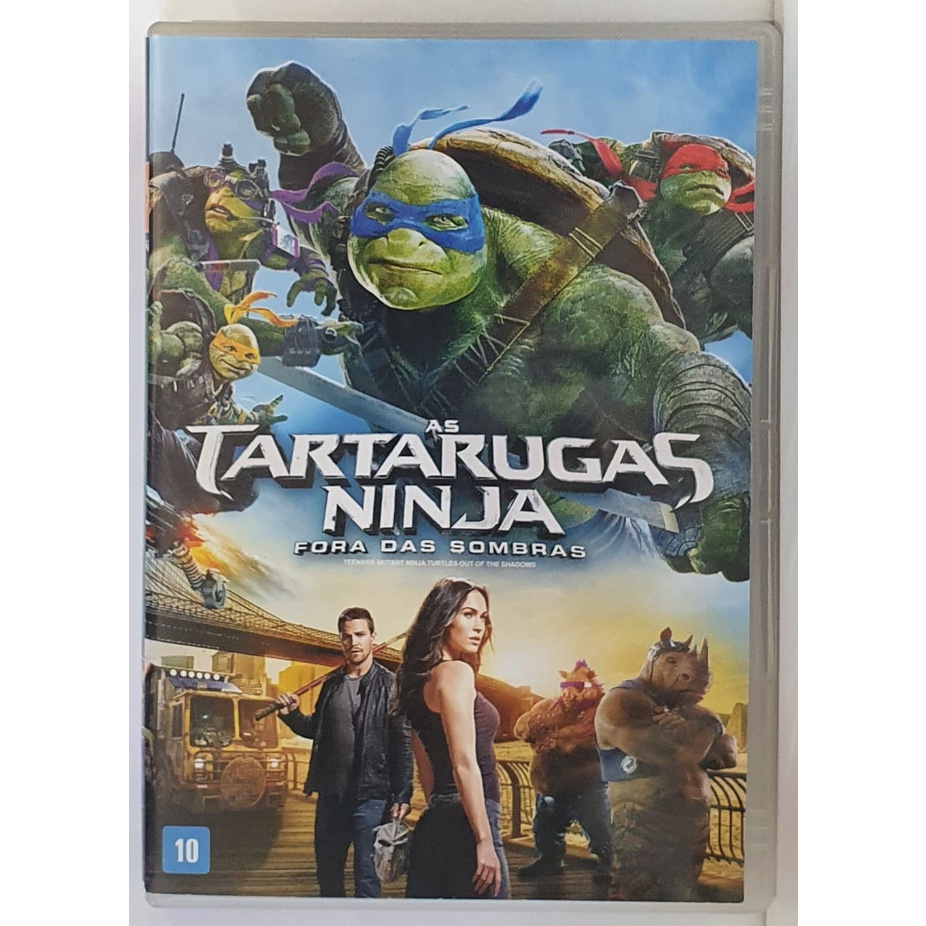 DVD AS TARTARUGAS NINJA FORA DAS SOMBRAS (SEMINOVO)
