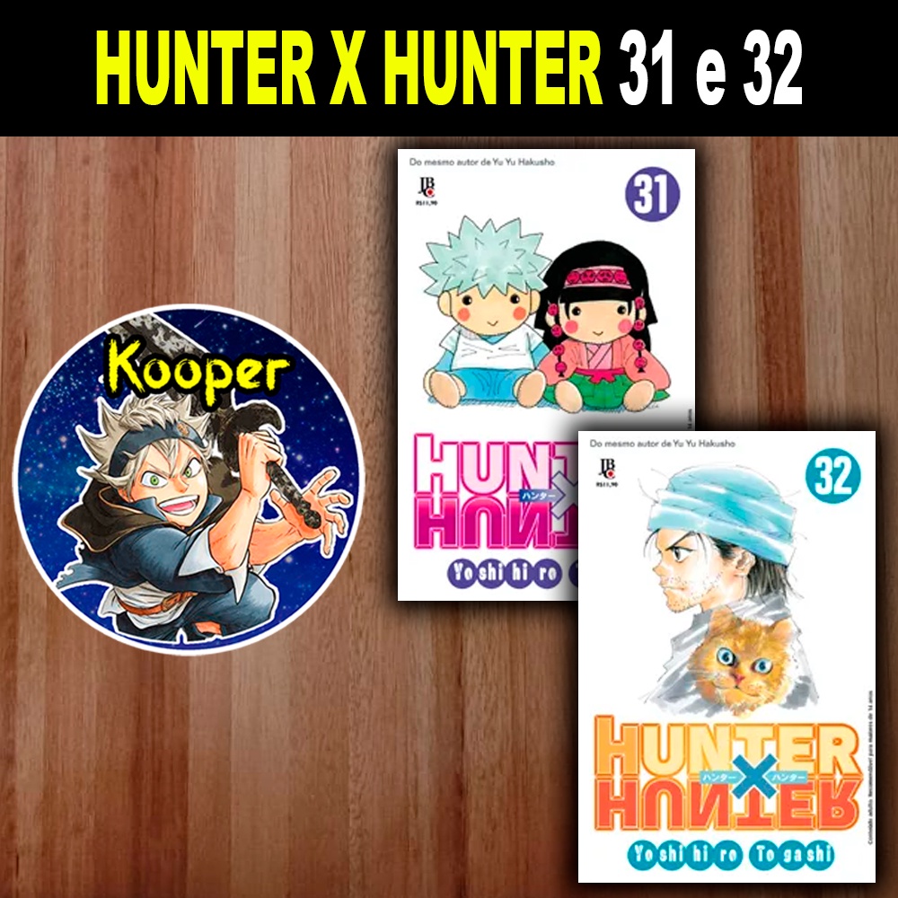 Hunter X Hunter Vol 31 E 32 Manga Jbc Reimpressao Shopee Brasil