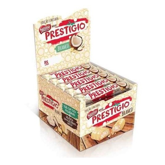 Chocolate Prestigio Branco C/30un 33gr - Nestlé