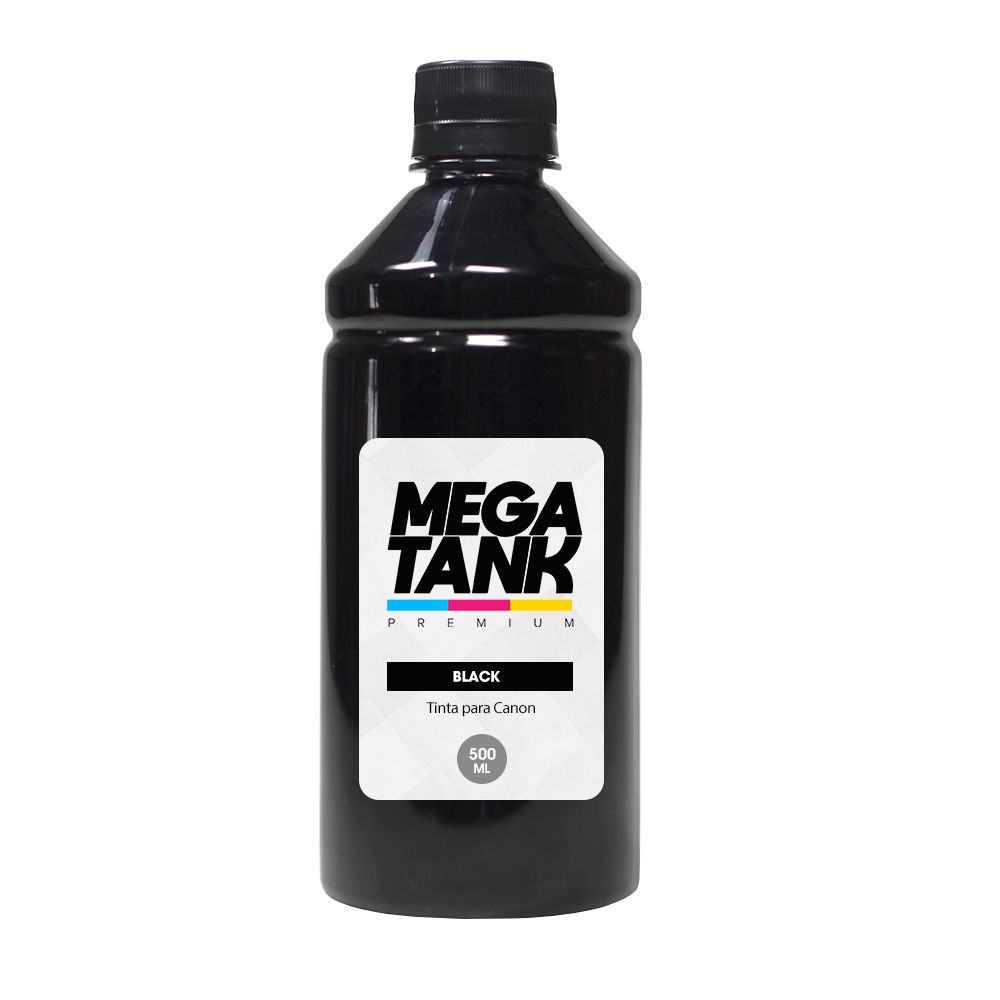 Tinta para Canon G3110 Black Pigmentada 500ml Mega Tank