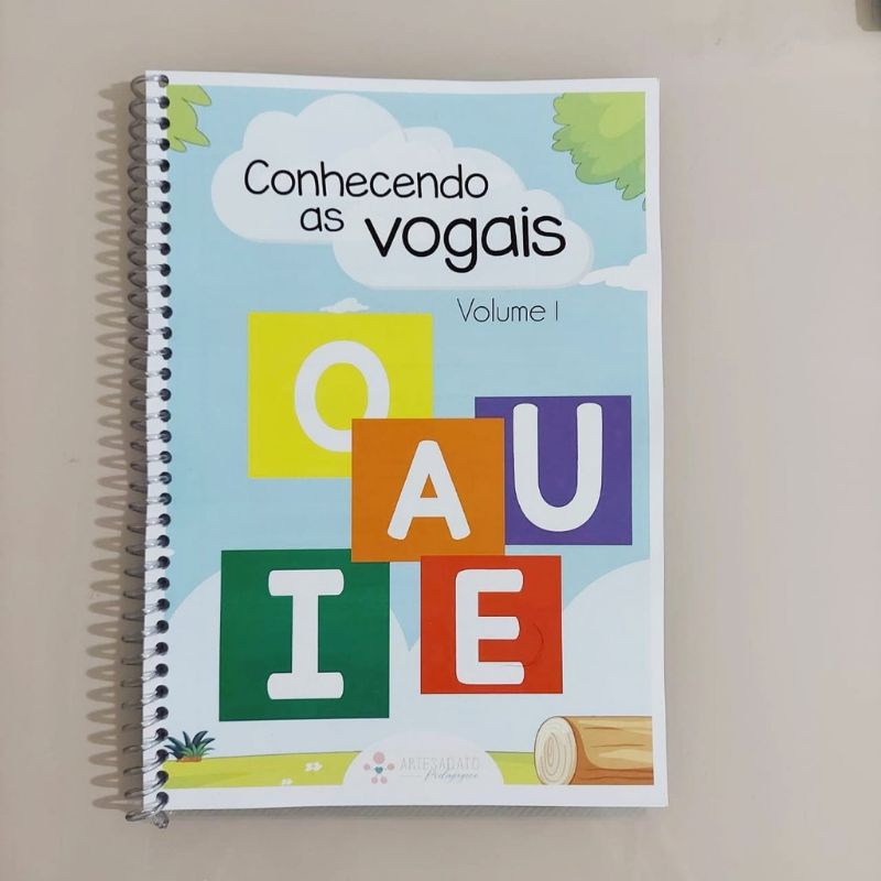 Apostila conhecendo as vogais - A4