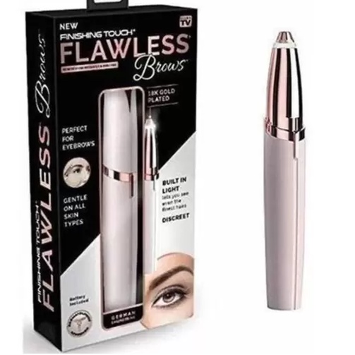 Depilador Elétrico Caneta Para Fazer Sobrancelhas - Flawless em Oferta na Shopee