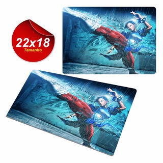 Mouse Pad Gamer 22x18 cm Street Fighter Chun Li 100 | Shopee Brasil