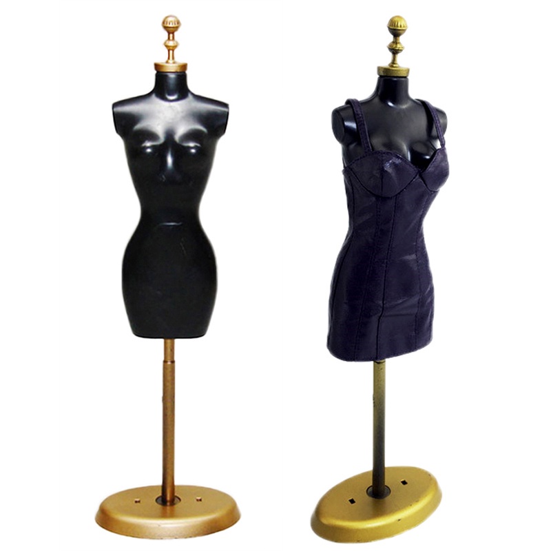 Miniature Display Holder Dress Clothes Gown Mannequin Model Stand Doll
