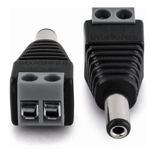 Conector Plug P4 Macho Com Borne Intelbras | Shopee Brasil