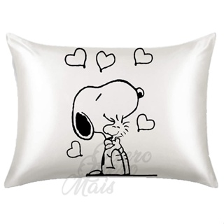 Fronha De Cetim Estampada AntiFrizz Personalizada em Oferta na Shopee