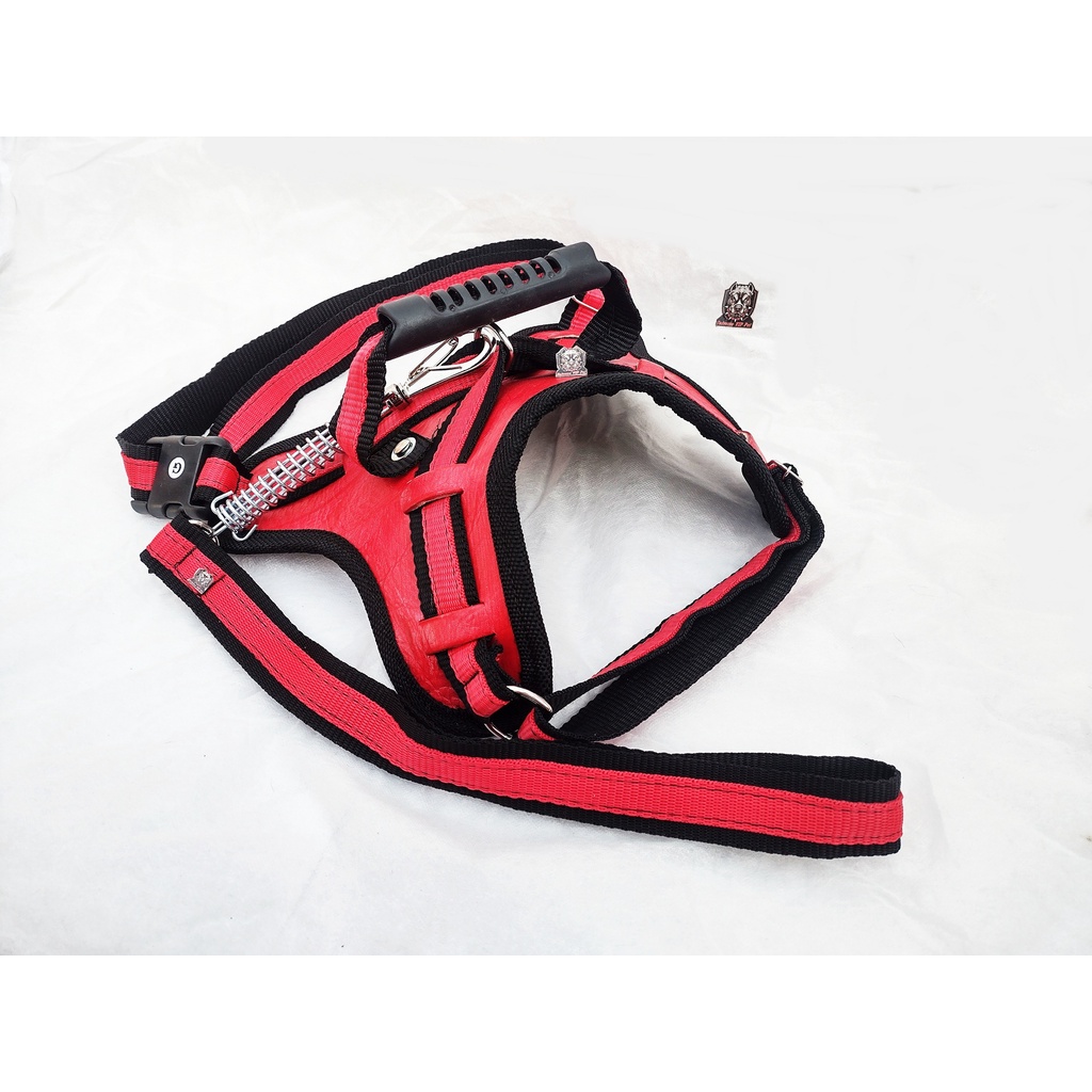 Peitoral Pit Bull Reforçado Ideal Para Cachorro De Grande e Medio Porte Bulldog, Akita,Labrador
