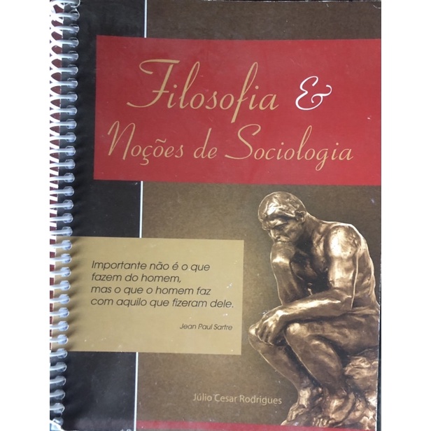 livro filosofia e noções de sociologia