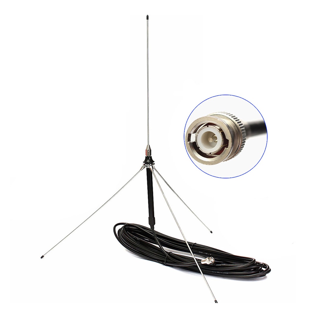 Antena GP1 De 1/4 De Onda Profissional De 5w-150w Para Rádio FM/Transmissor/Externa