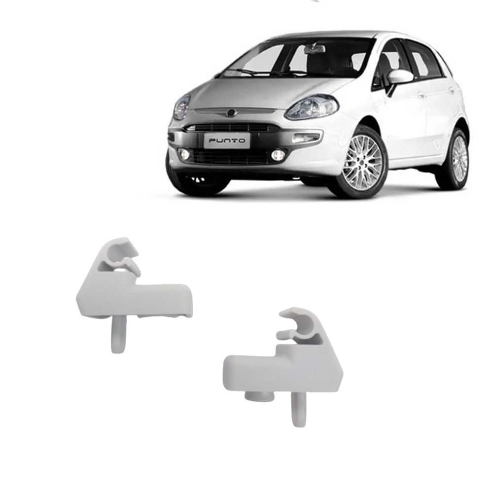 Par suporte presilha do quebrasol Fiat siena 2014 2015 2016 2017 2020 2021 idea palio novo punto