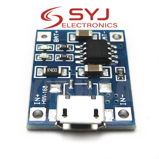 5 PCS Micro USB 5V 1A 18650 TP4056 Módulo Carregador De Bateria De Lítio Placa De Carregamento Com Dupla Função De Proteção 1A