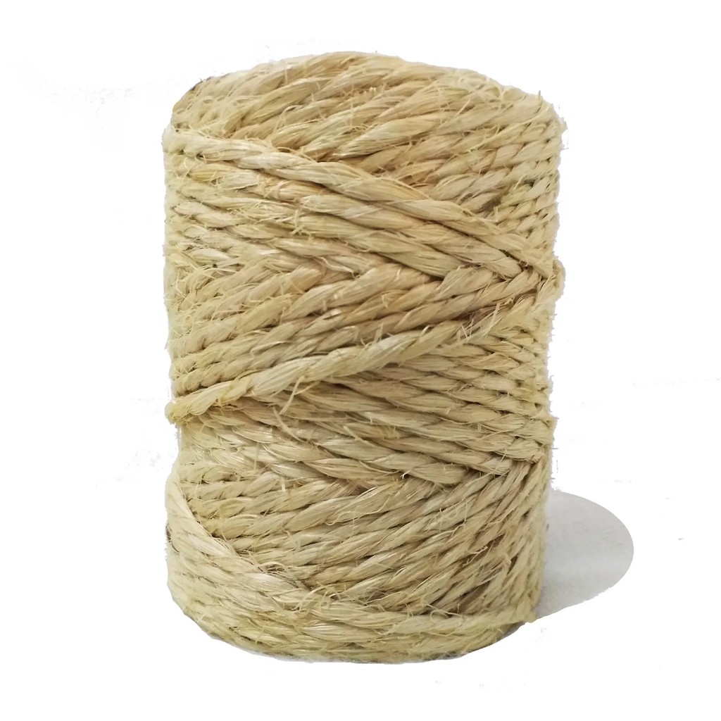 Corda De Sisal Para Gatos Pelzin - 200 Pés Natural Para Arranhador