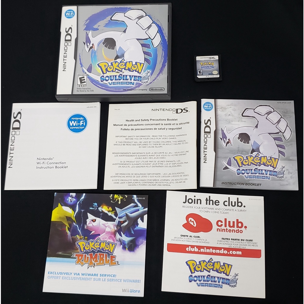 Jogo Pokémon Soul Silver para Nintendo DS (Original)