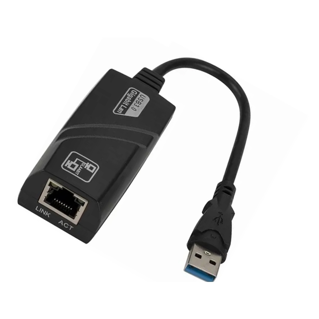 Placa Adaptador Rede Lan Usb 3.0 Giga 10/100/1000 Note Pc   adlan