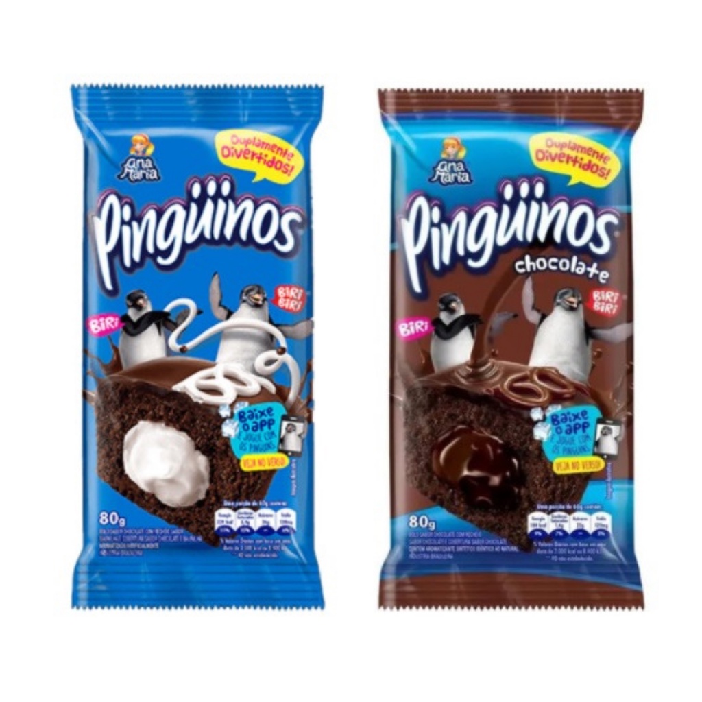 Bolinho Ana Maria Pinguino Bolo Mini 80gr