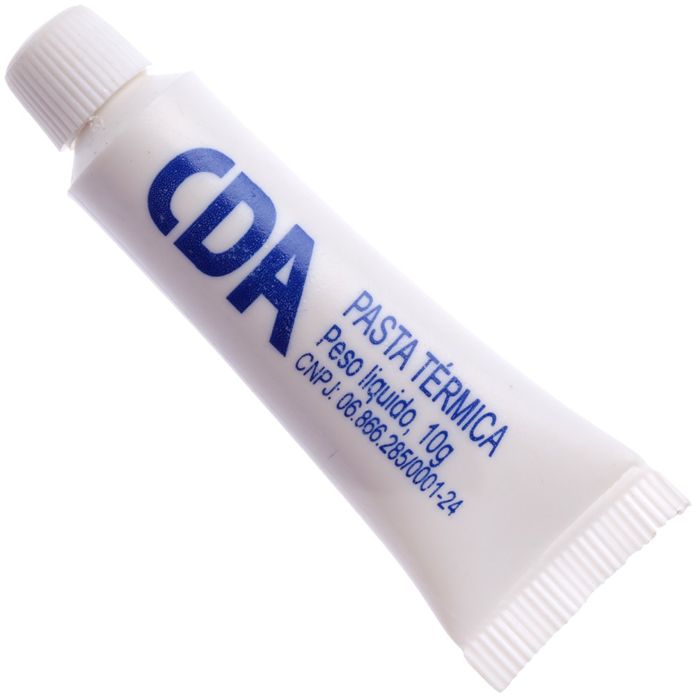 Pasta Térmica 10G de Silicone de alto peso molecular Branca - Bisnaga 10g = UTILIZADA EM acoplamento térmico das resistências dos canhões da injetora de plástico