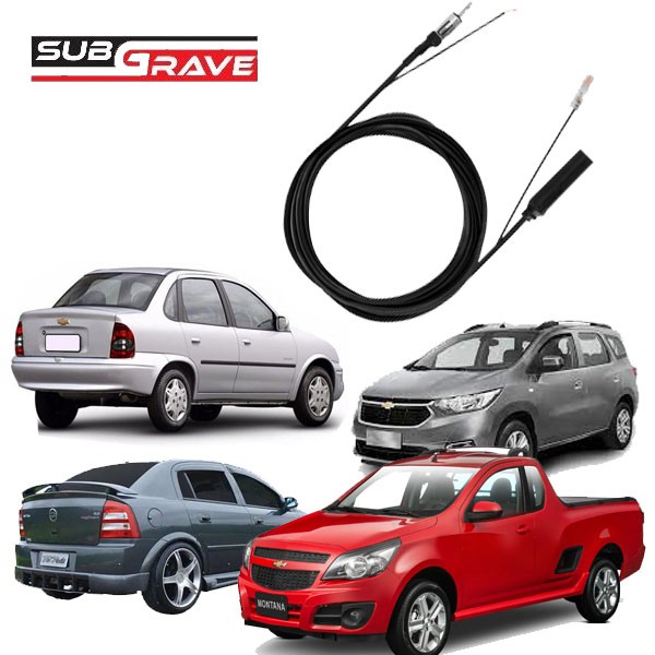 Cabo Extensão para Antena de Teto VW/FIAT/GM - EX380