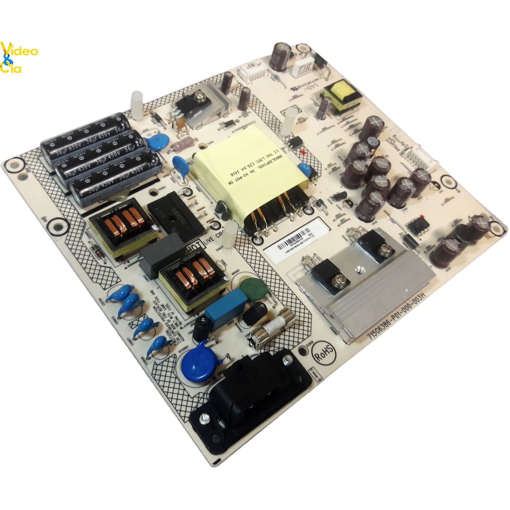 PLACA DE FONTE TV PANASONIC TC-32AS600B MODELO 715G6386-P01-000-003H